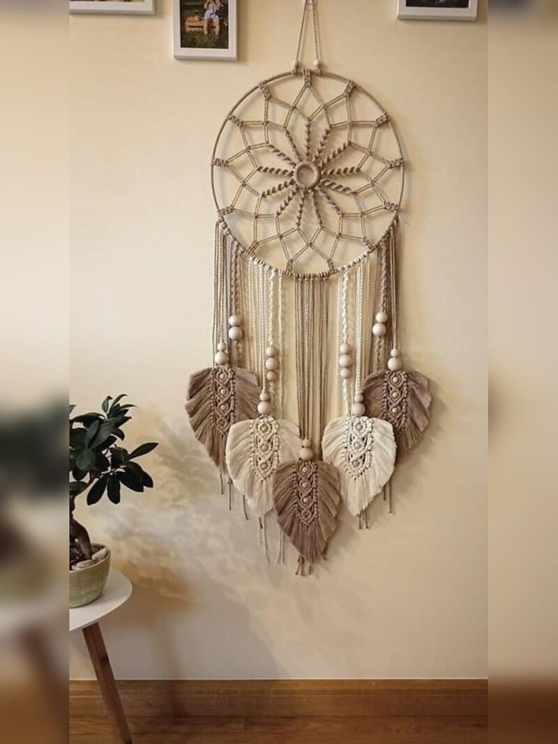 Macrame Dreamcatcher Wall Hanging