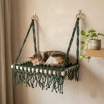 Macrame Cat Perch